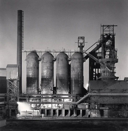 Industrial High Contrast Textured Monument