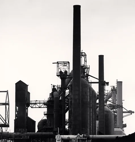 Industrial High Contrast Textured Monument