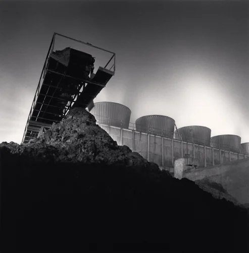 Industrial Landscape High Contrast Textured Dramatic Atmospheric