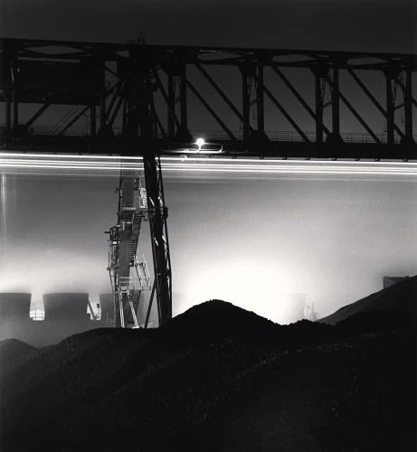 Industrial Landscape High Contrast Dramatic Mysterious