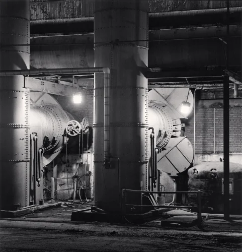 Industrial Machinery High Contrast Textured Dramatic Mysterious