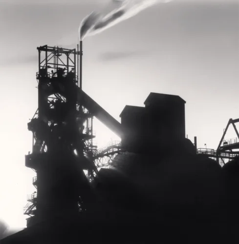Industrial Silhouette High Contrast Moody