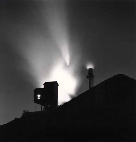 Industrial Silhouette High Contrast Mysterious