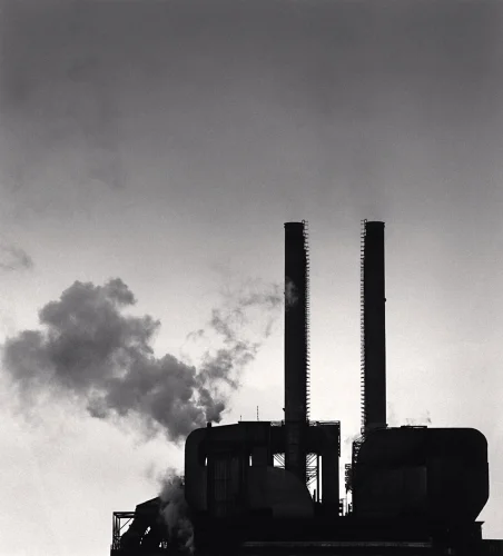 Industrial Silhouettes High Contrast Moody Cityscape