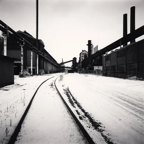 Industrial Snowy High Contrast Minimalist