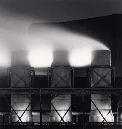 Industrial Structure High Contrast Dramatic Mysterious