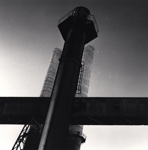 Industrial Structure High Contrast Dramatic Textured Atmospheric