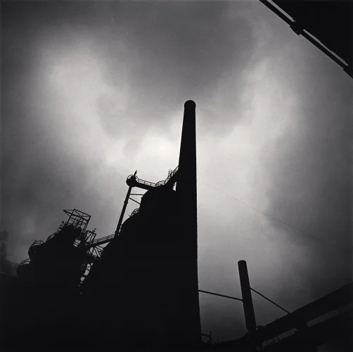 Industrial Structure High Contrast Dramatic Atmospheric