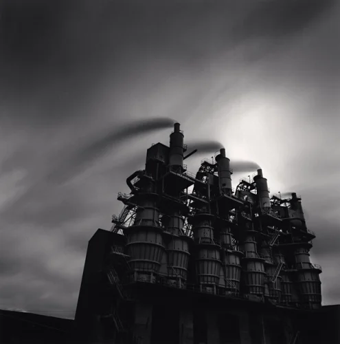 Industrial Structure High Contrast Dramatic Atmospheric