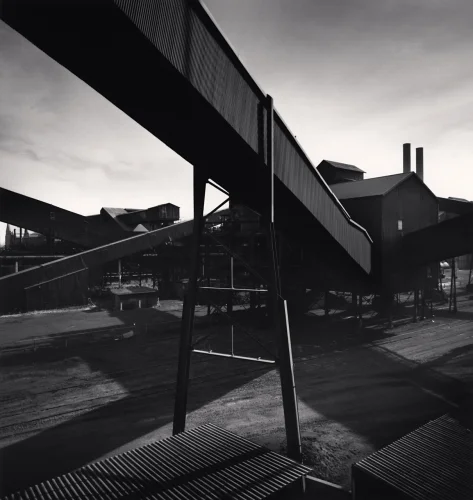 Industrial Structure High Contrast Dramatic Textured