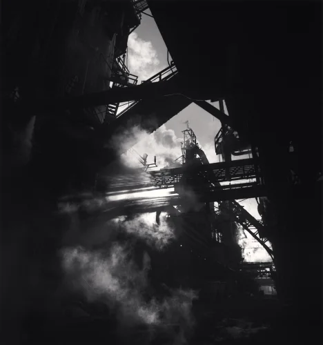 Industrial Structure High Contrast Dramatic Atmospheric