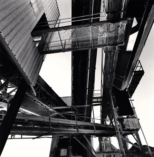Industrial Structure High Contrast Textured Dramatic Architecture