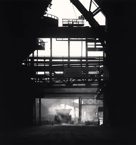 Industrial Structure High Contrast Dramatic Mysterious