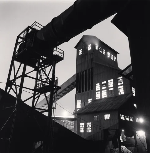Industrial Structure High Contrast Moody