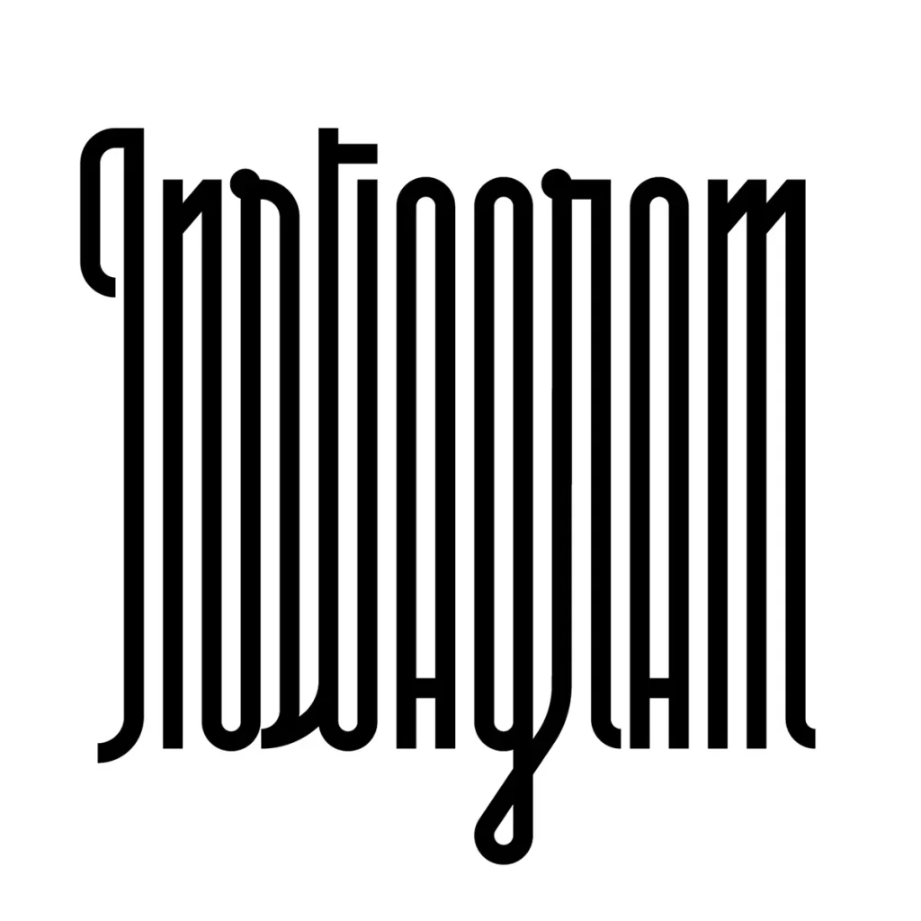Instagram Logo Black White Social Media