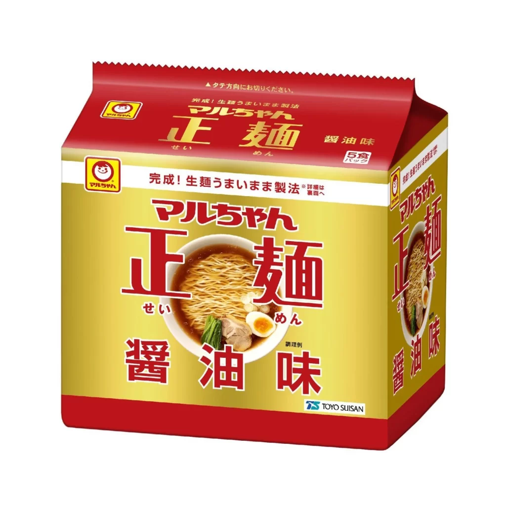 Instant Noodles Yellow Red Maruchan Soy