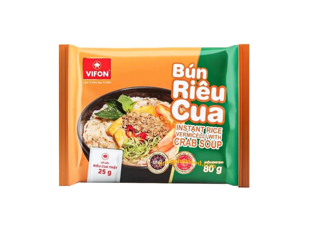 Vifon Rice Vermicelli Crab Soup Packaging