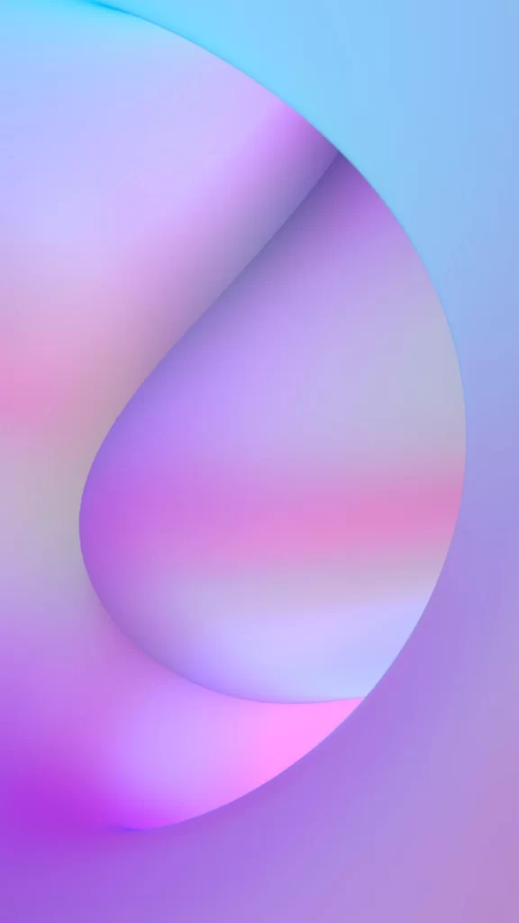 iOS 12 Wallpaper Blue Pink 22