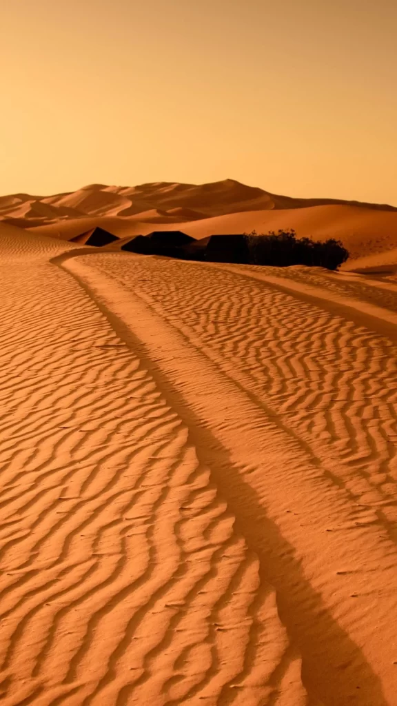iOS 12 Wallpaper Orange Desert Nature