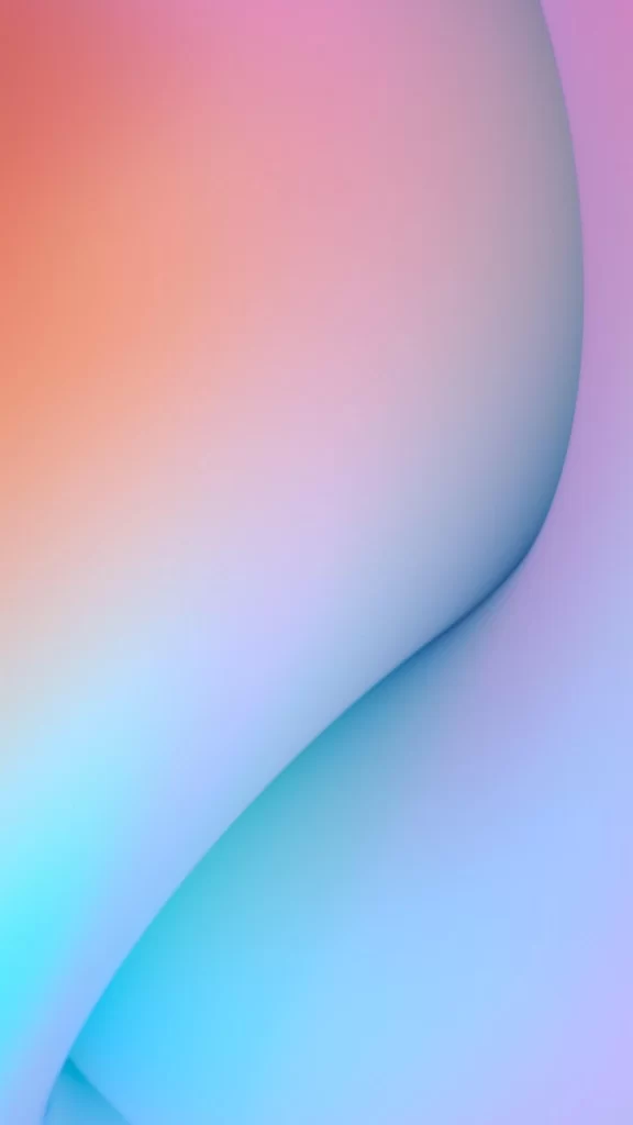 iOS 12 Wallpaper Pink Orange Blue