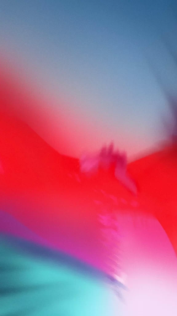 iOS 12 Wallpaper Red Blue 15