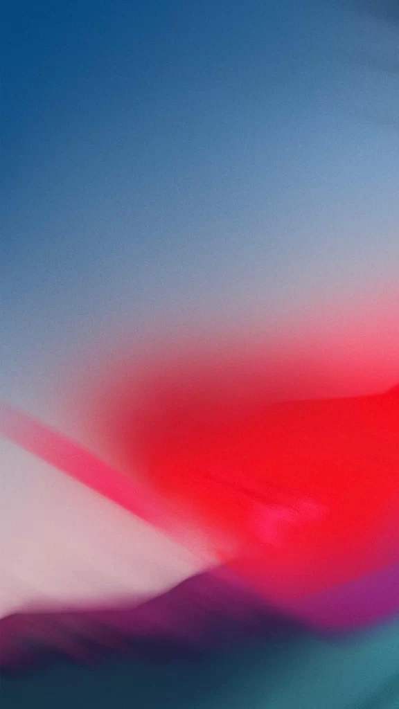 iOS 12 Wallpaper Red Blue 17