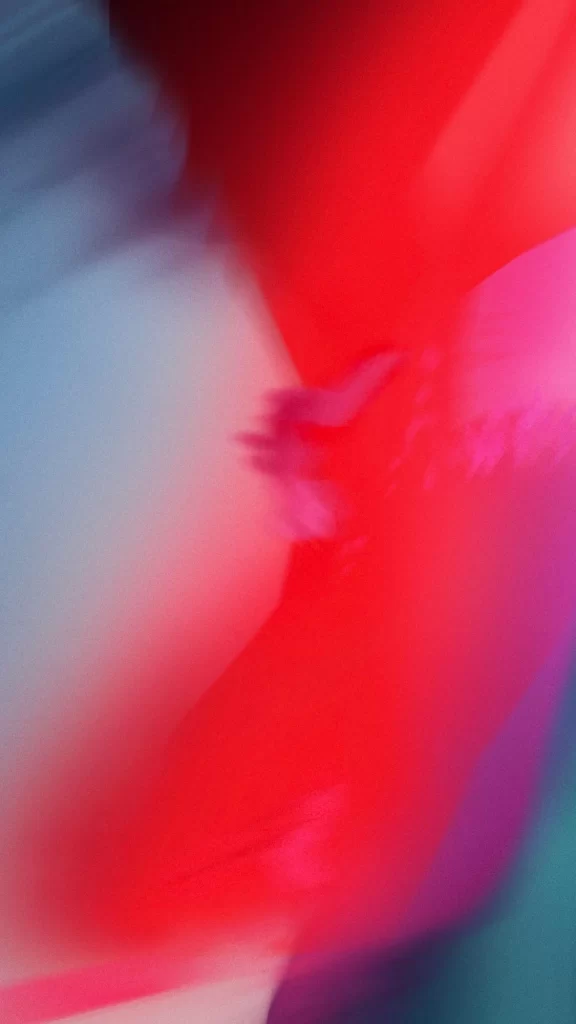 iOS 12 Wallpaper Red Pink Abstract