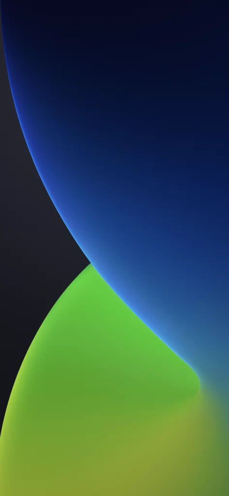 iOS 14 Wallpaper Blue Green 01