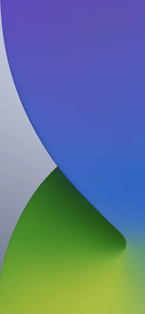iOS 14 Wallpaper Blue Green 02