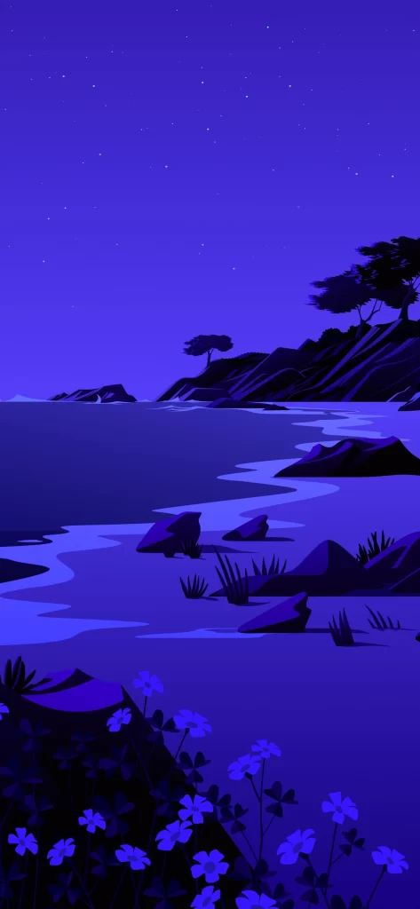 iOS 14 Wallpaper Blue Purple 05