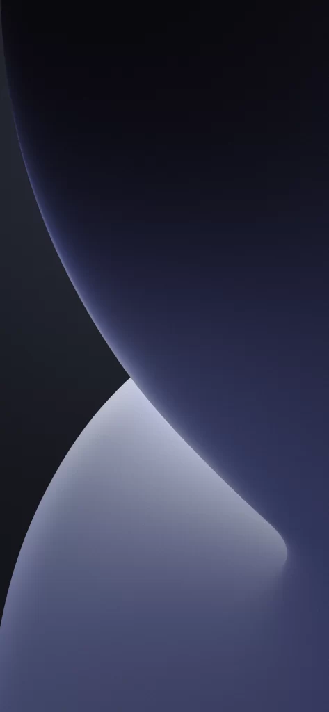 iOS 14 Wallpaper Dark Blue Purple