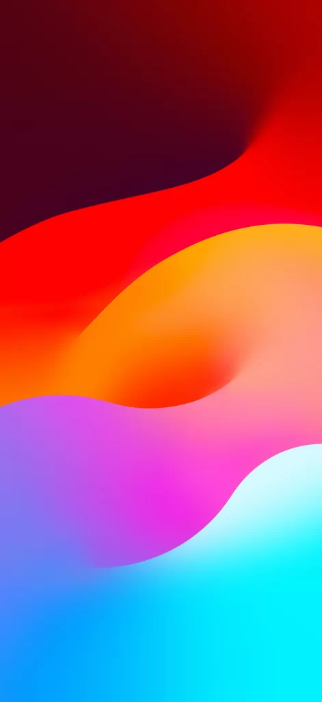 iOS 17 Builtin Wallpaper Red Orange