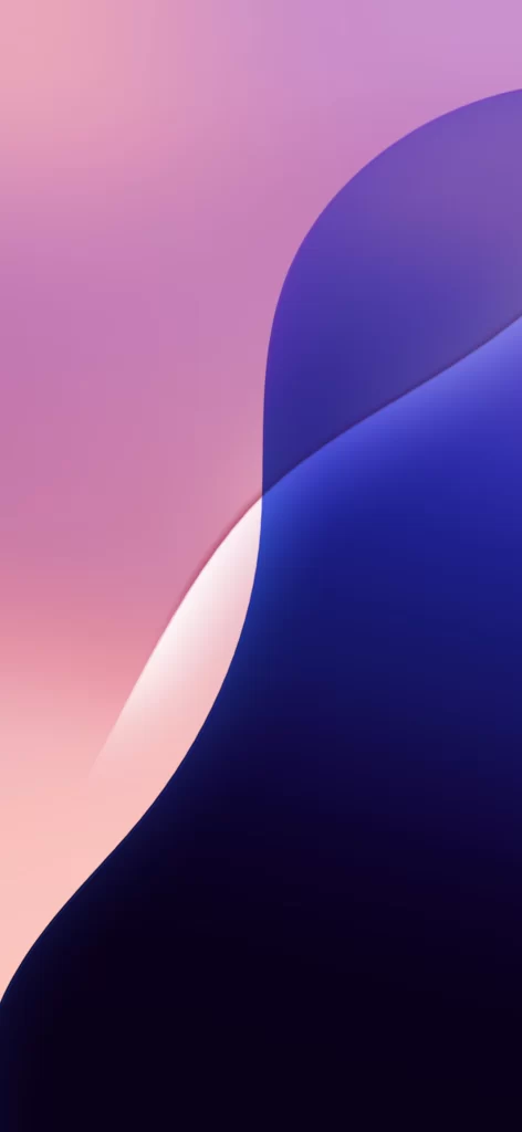 iOS 18 Beta Wallpaper Blue Purple