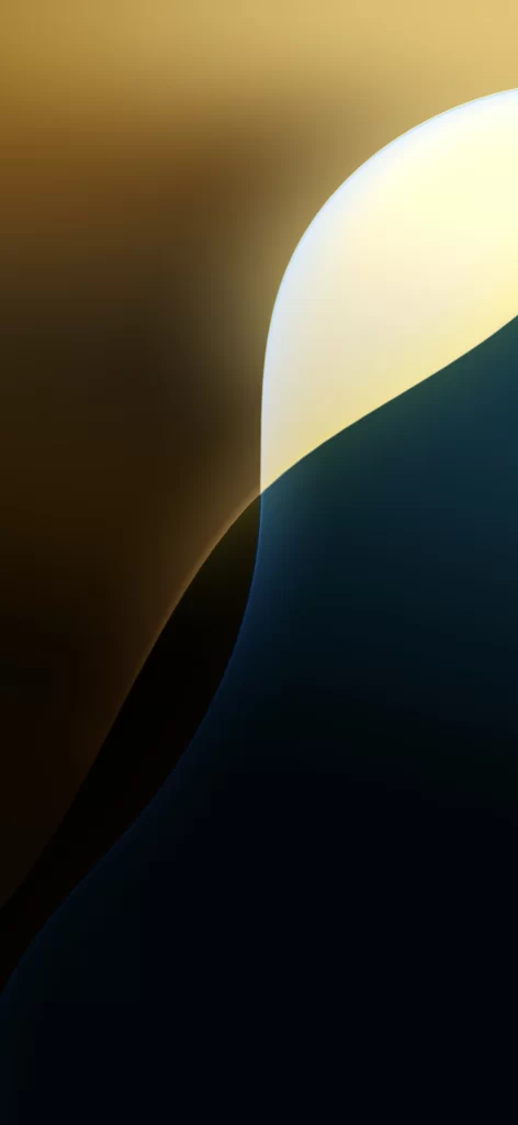 iOS 18 Beta Wallpaper Dark Blue