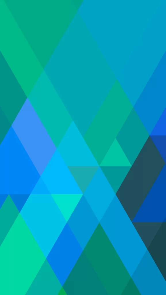iOS 7 Wallpaper Blue Green Geometric