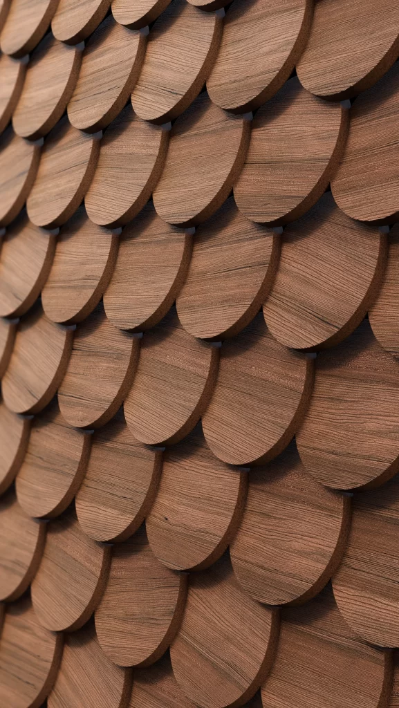 iOS 7 Wallpaper Brown Wooden Geometric