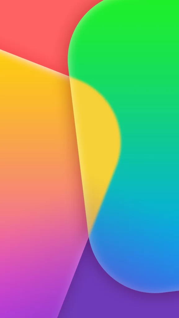 iOS 7 Wallpaper Green Yellow Gradient