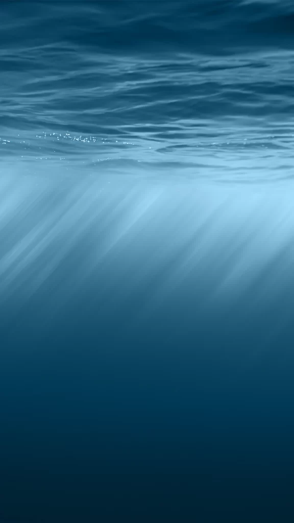 iOS 8 Wallpaper Blue Gradient Nature