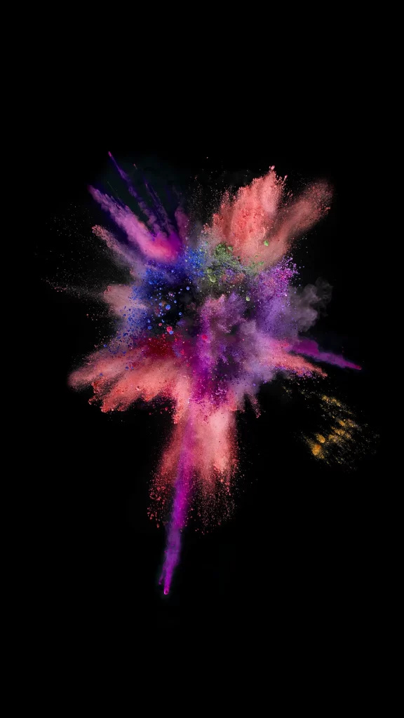 iOS 9 Wallpaper Pink Purple Blue