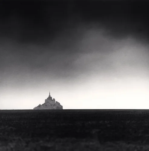 Island Monastery Dramatic Atmospheric Seascape