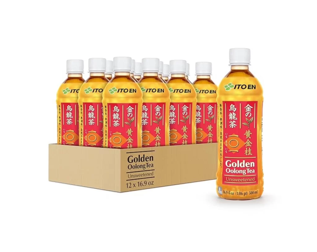 Ito En Golden Oolong Tea (Unsweetened) Bottle Packaging