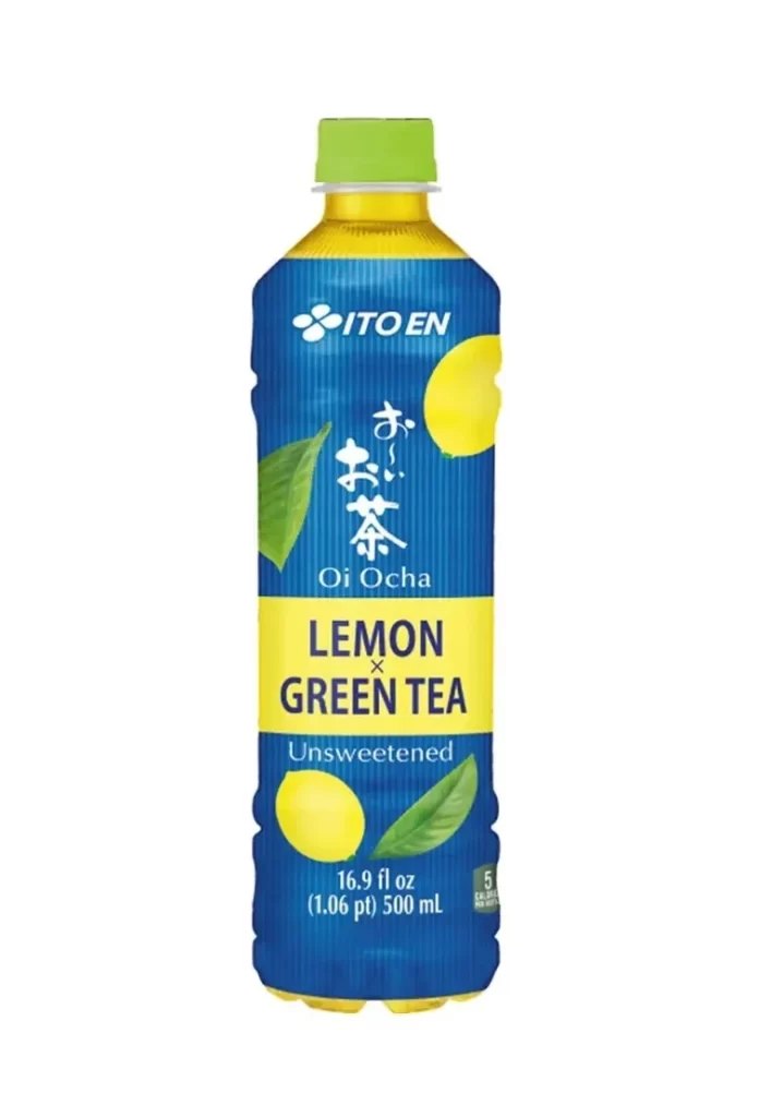 Ito En Oi Ocha Lemon Green Bottle Packaging
