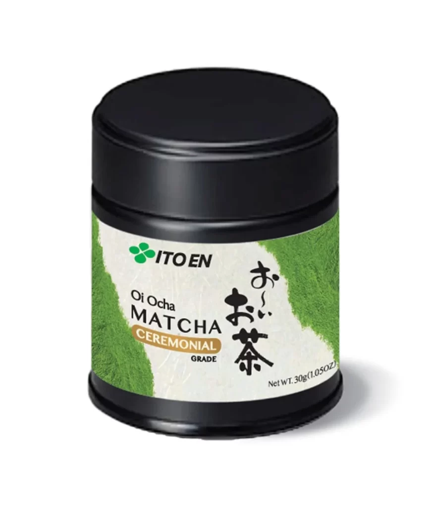 Ito En Oi Ocha MATCHA CEREMONIAL Can Packaging