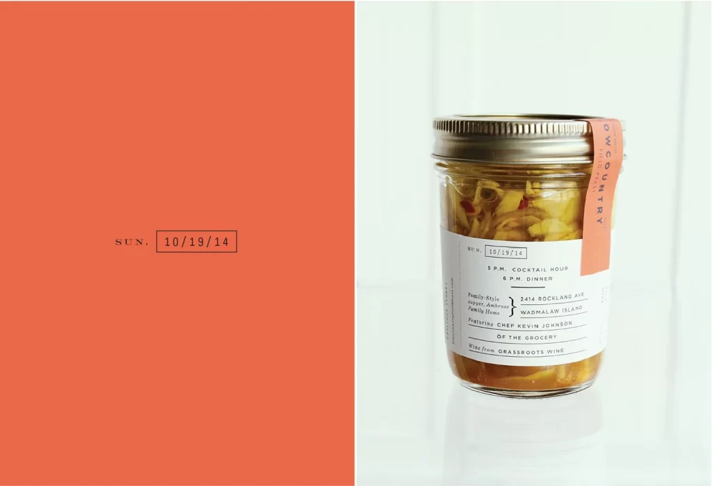 Jar Glass Yellow Label Design Food