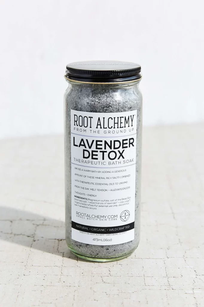 Jar Lavender Detox Soak Natural Organic Wildcrafted