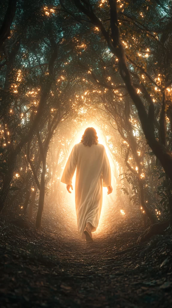 Jesus Ascension Golden Light Pathway