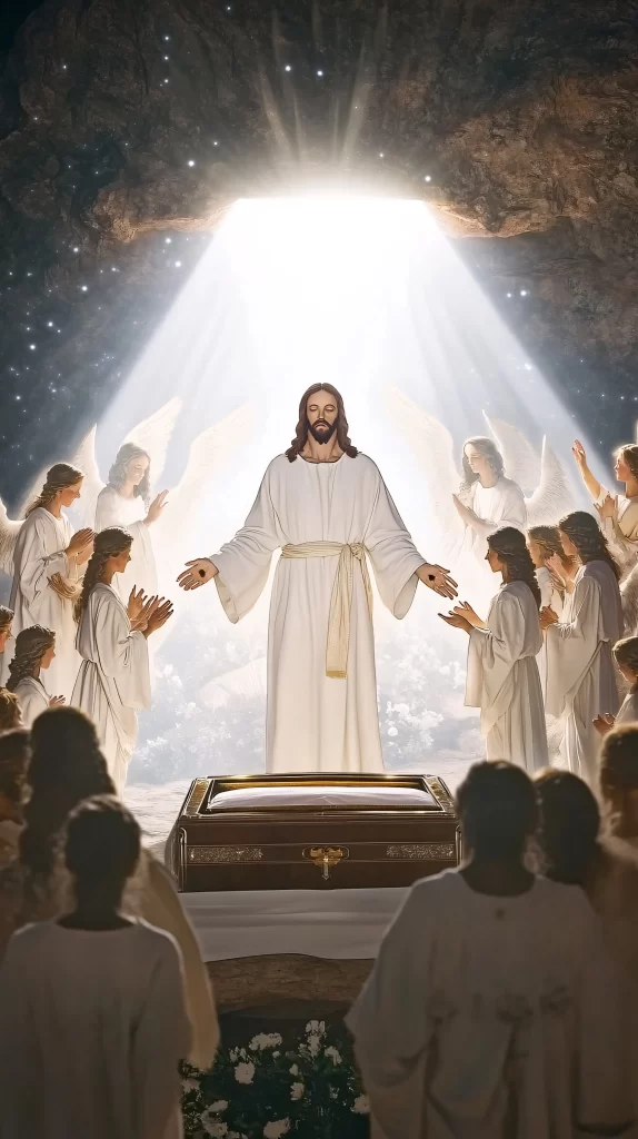 Jesus Ascension White Light Angels 222