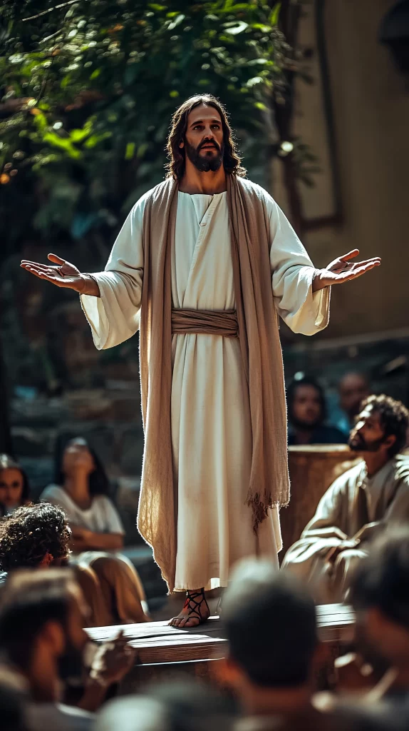 Jesus Ascension White Light Crowd