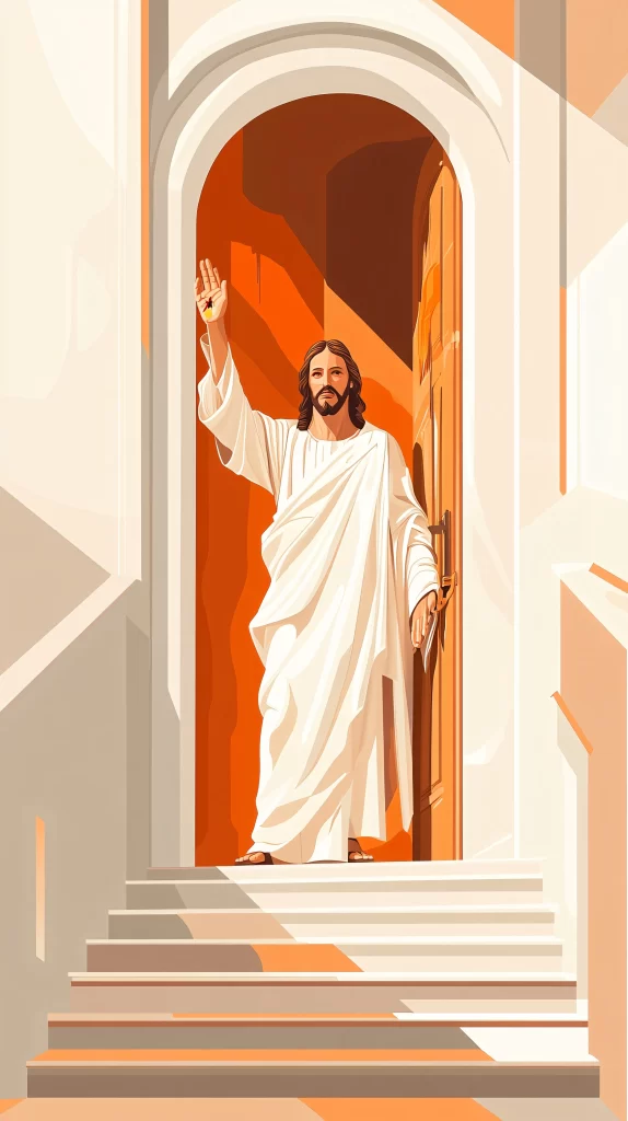 Jesus Ascension White Light Doorway