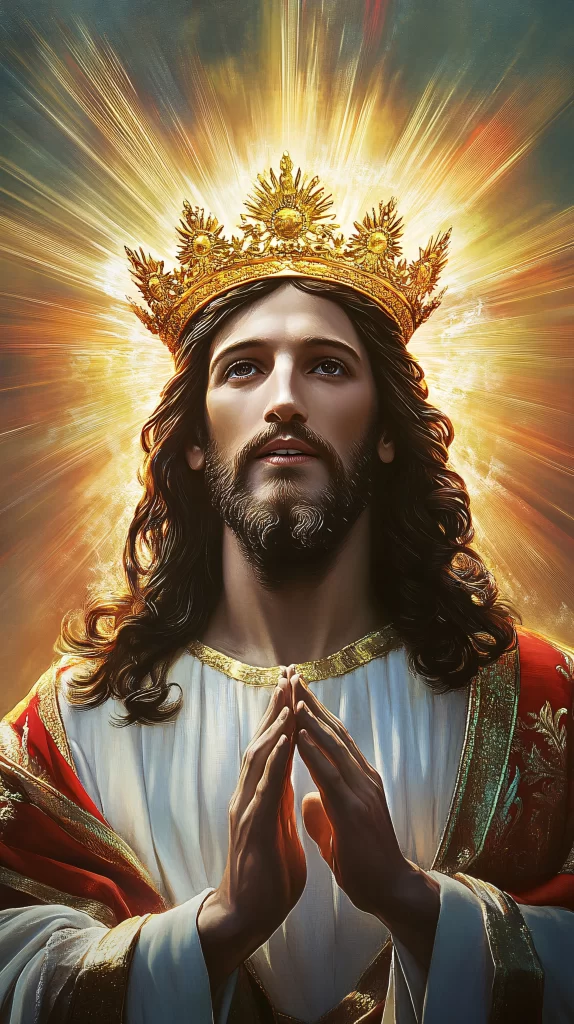 Jesus Crown Radiant Light Halo